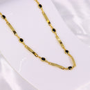 Colar de Pedras Zircônias Pretas