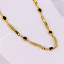 Colar de Pedras Zircônias Pretas