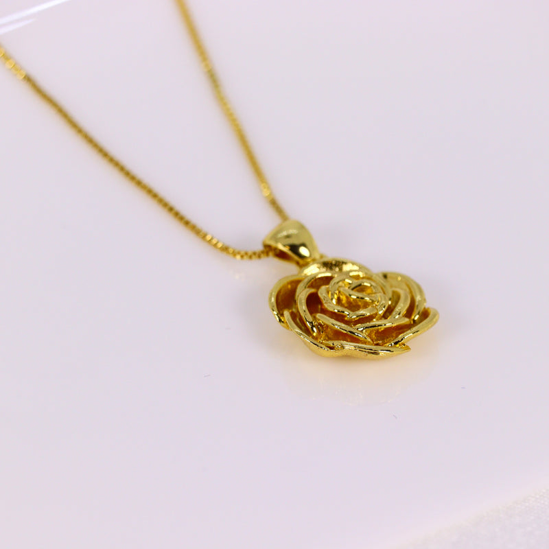 Colar Flor Dourada