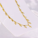 Colar Pingente de Cruz Dourada