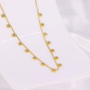 Colar com Pingentes Cravejados em Zircônia