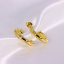 Brincos De Argola Liso Tam. P