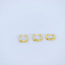 Trio argola quadrada