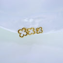 Brinco conjunto Trio de Trevo