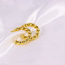 Brinco de Argola Torcido G