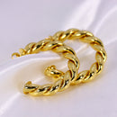 Brinco de Argola Torcido G