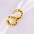 Brinco de Argola Torcido M