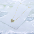 Colar de coração brilhante