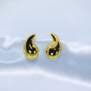 Brinco de gota curvada