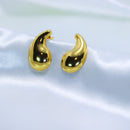 Brinco de gota curvada