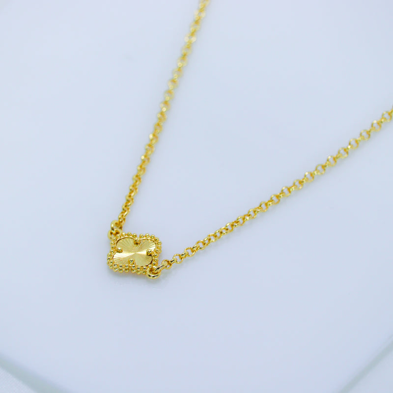 Colar Trevo Dourado