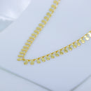 Colar de Gotas Douradas