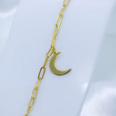 Pulseira pingente de lua