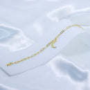 Pulseira pingente de lua