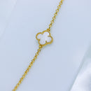 Pulseira de Trevo Branco