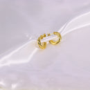 Brinco de Argola Serpenteado P