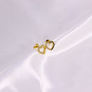 Brinco de Coração Cravejado