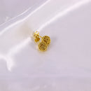 Brinco de Fio Torcido em Formato de Bola Emaranhado