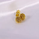 Brinco de Fio Torcido em Formato de Bola Emaranhado