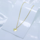 Colar Pingente de coração liso