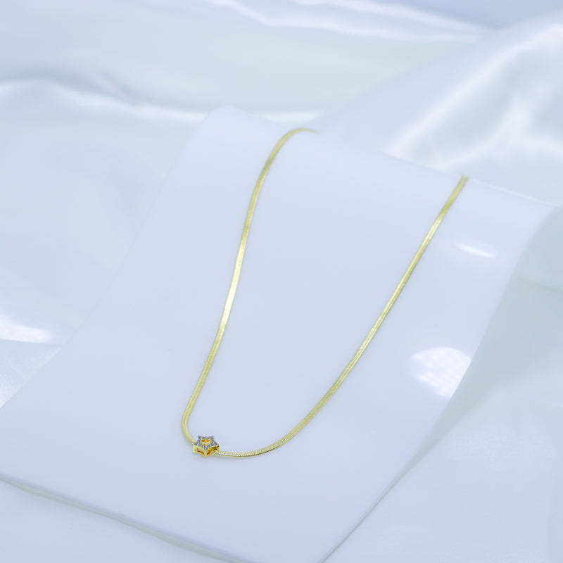 Colar Choker Estrela Brilhante