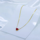 Colar Coração Vermelho