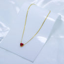 Colar Coração Vermelho