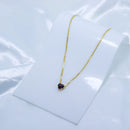 Colar Coração Roxo