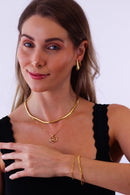 Pulseira elos de coração