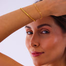 Pulseira elos de coração