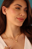 Gargantilha Pérola e Coração