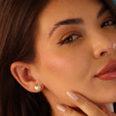 Kit Gargantilha Pérola e Coração + Brinco Pérola em Formato de Coração