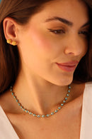 Brinco de Fio Torcido em Formato de Bola Emaranhado