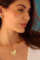 Colar de Corações Entrelaçados