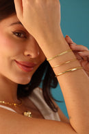 Pulseira com Malha Trançada