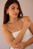 Colar Choker com Ponto de Luz Cristal