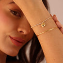 Bracelete Minimalista com Pontas Arredondadas
