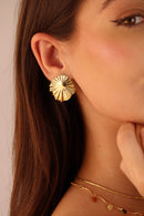 Brinco de Chapa Redondo Amassado