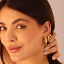 Brinco de Argola Serpenteado G