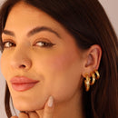 Brinco de Argola Serpenteado G