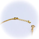 Pulseira de malha fina brilhosa