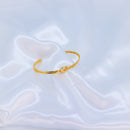 Bracelete com Nó Dourado e liso