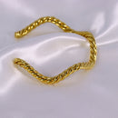 Bracelete Torcido em Ondas