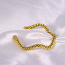 Bracelete Torcido em Ondas