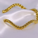 Bracelete Torcido em Ondas