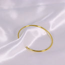 Bracelete Slim com Pontas Cravejadas