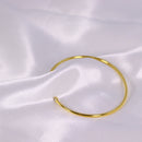 Bracelete Slim com Pontas Cravejadas