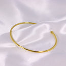 Bracelete Minimalista com Pontas Arredondadas