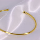 Bracelete Minimalista com Pontas Arredondadas