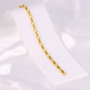 Pulseira Malha com Elos Ovais